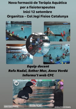 Formació Teràpia aquàtica per a fisioterapeutes - organitza CFC