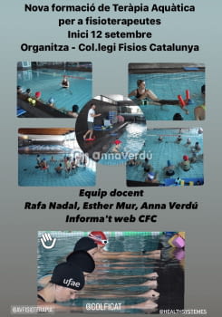 Formació Teràpia aquàtica per a fisioterapeutes - organitza CFC